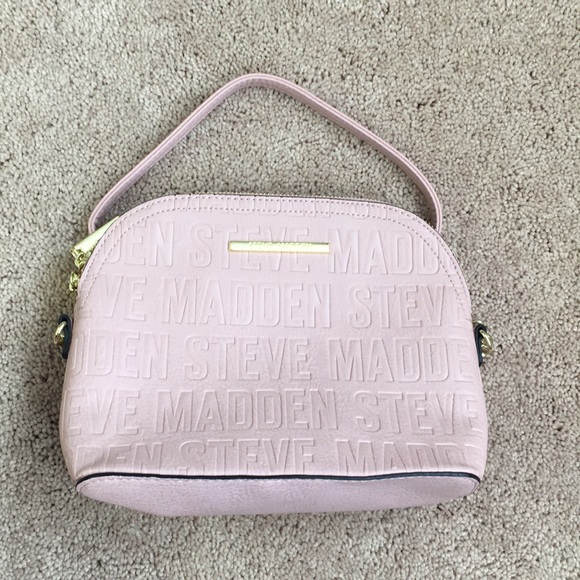 steve madden light pink purse
